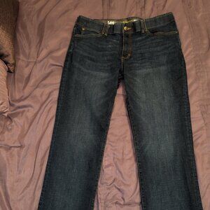 Lee Extreme Motion MVP Regular Straight Jeans Blue - 40x30 - Like New